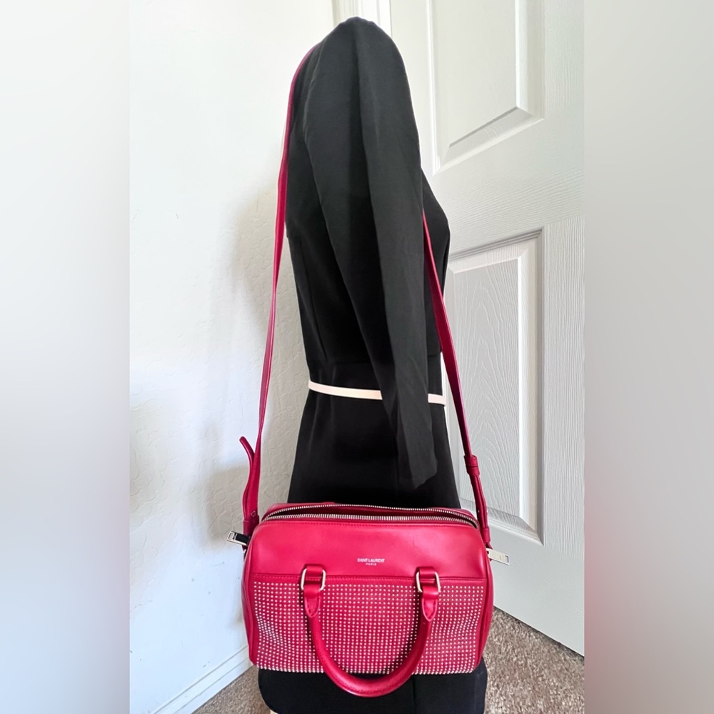 Authentic Preloved Yves Saint Laurent Baby Duffle Hand/Crossbody Bag